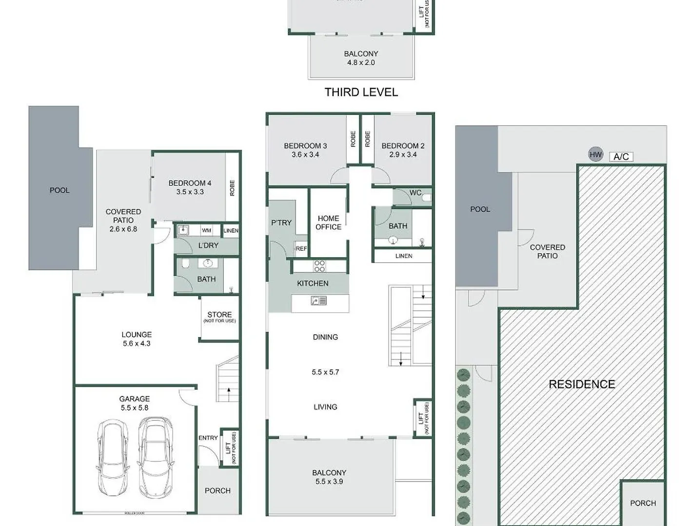 Beautiful Three-Story Villa Footsteps To The Beach Coolum Beach Australien